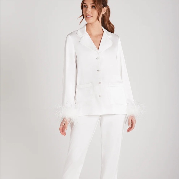 DARCIE WHITE PAJAMAS - Picture 1 of 10